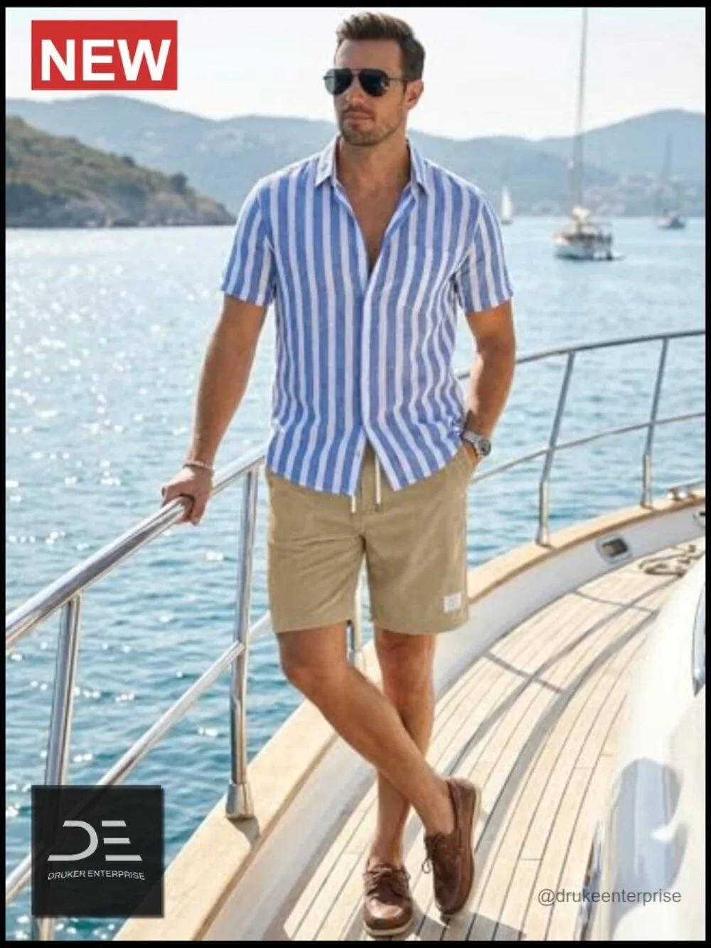 Men's Corduroy Shorts Elastic Waist Drawstring Lightweight Summer Casual Shorts